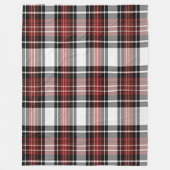 Rood en zwart fleece deken (Voorkant)