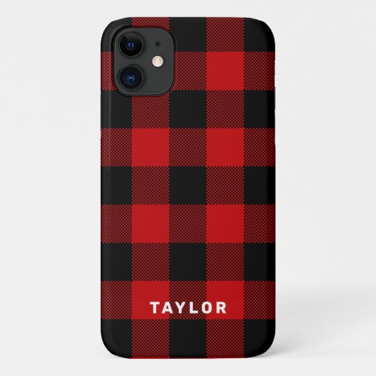 Rood en zwart gebundeld Case-Mate iPhone case (Achterkant)