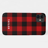Rood en zwart gebundeld Case-Mate iPhone case (Achterkant (horizontaal))