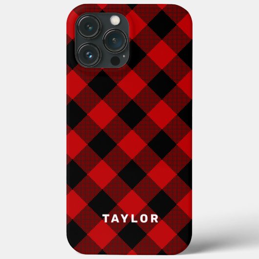 Rood en zwart gebundeld Case-Mate iPhone case (Achterkant)