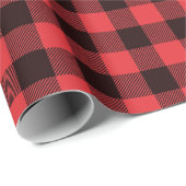 Rood en zwart gebundeld omslagpapier cadeaupapier (Rol Hoek)