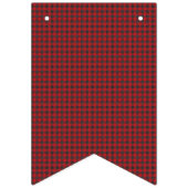 Rood en zwart Gecontroleerd. Vlaggetjes (Tweede vlag)