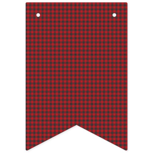 Rood en zwart Gecontroleerd. Vlaggetjes (Tweede vlag)