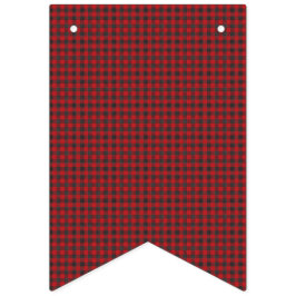 Rood en zwart Gecontroleerd. Vlaggetjes