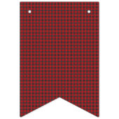 Rood en zwart Gecontroleerd. Vlaggetjes (Derde vlag)