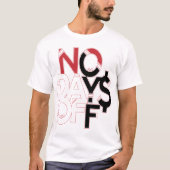 Rood en zwart, geen dagen uit T-shirt (Voorkant)