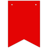 Rood en Zwart Gelukkige Verjaardag Vlaggetjes (Eerste vlag)