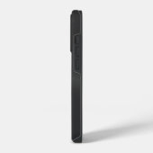 Rood en zwart geometrisch ontwerp iPhone hoesje (Linkerkant)