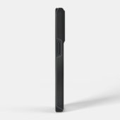 Rood en zwart geometrisch ontwerp iPhone hoesje (Rechterkant)
