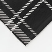Rood en zwart geplakt Buffalo Check Pattern Fleece Deken (Hoek)