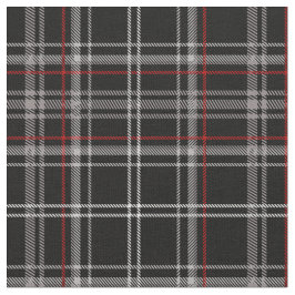 Rood en zwart geplakt Buffalo Check Pattern Stof
