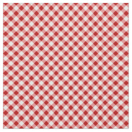 Rood en zwart geplakt Buffalo Check Pattern Stof