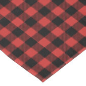 Rood en zwart geplakt ontwerp tafelkleed (Gekanteld)