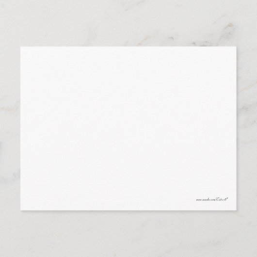 Rood en zwart, gespierd hart feestdagenkaart (Achterkant)