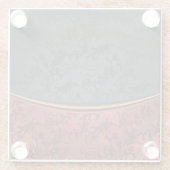  rood en zwart glazen onderzetter (Achterkant)