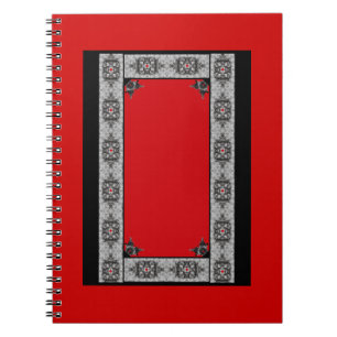 Rood en Zwart Gotisch Notitieboek