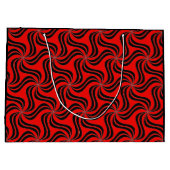 Rood en zwart groot cadeauzakje (Achterkant)