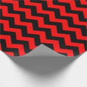 Rood en zwart, groot papier voor het verpakken van (Hoek)