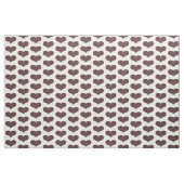rood en zwart hart stof (Yard (91,4 cm))