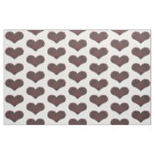 rood en zwart hart stof (Fat Quarter)