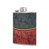  rood en zwart heupfles (Links)