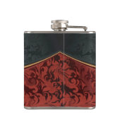  rood en zwart heupfles (Achterkant)