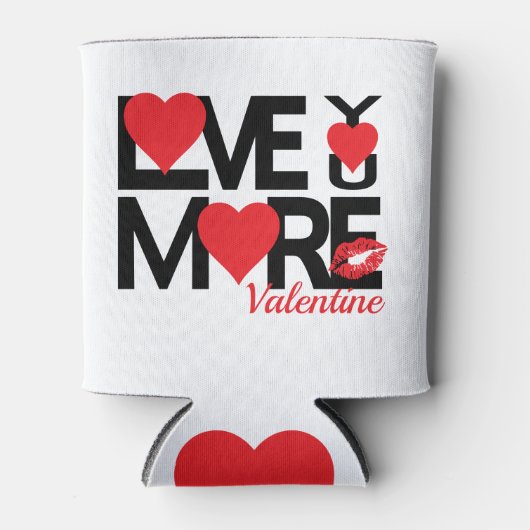 Rood en zwart houden meer van je blikjeskoeler (Voorkant)