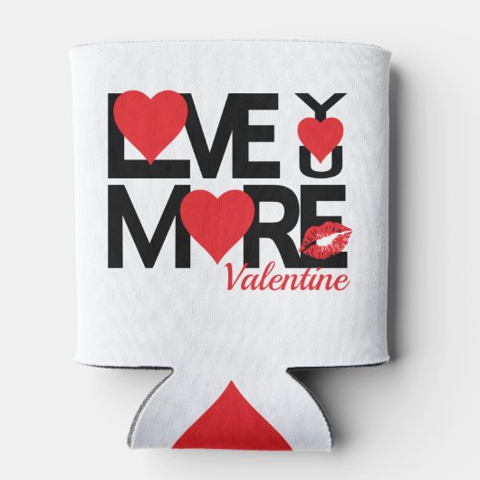 Rood en zwart houden meer van je blikjeskoeler (Achterkant)