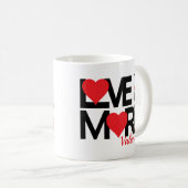 Rood en zwart houden meer van je koffiemok (Voorkant rechts)