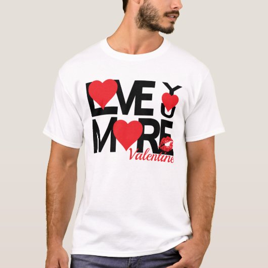 Rood en zwart houden meer van je t-shirt (Voorkant)