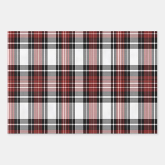 Rood en zwart inpakpapier vel (Voorkant 2)