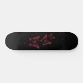 Rood en zwart karton persoonlijk skateboard (Horizontaal)