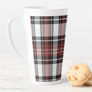 Rood en zwart latte mok
