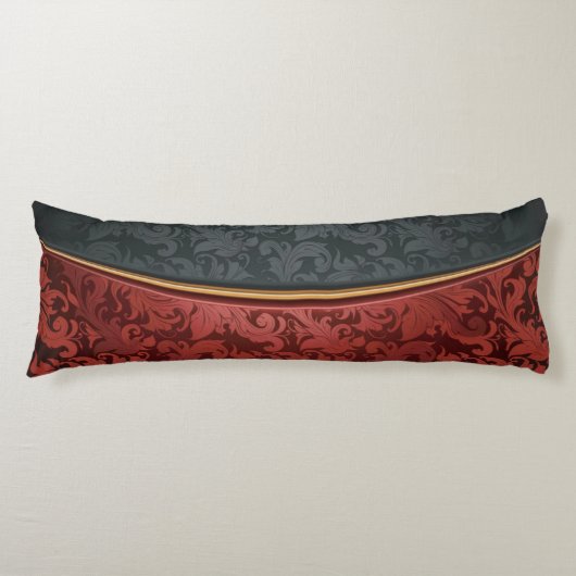 rood en zwart lichaamskussen (Voorkant)