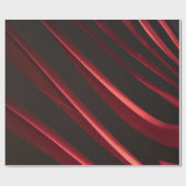 Rood en zwart logo cadeaupapier (Vlak)