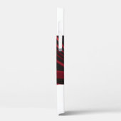 Rood en zwart logo Case-Mate iPhone case (Achterkant / Links)