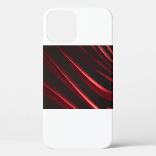 Rood en zwart logo Case-Mate iPhone case (Achterkant)