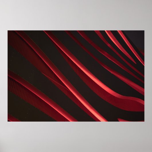 Rood en zwart logo poster (Voorkant)