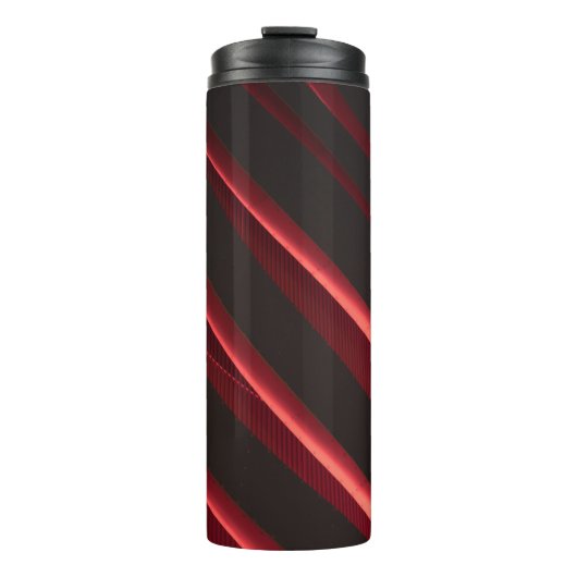 Rood en zwart logo thermosbeker (Voorkant)