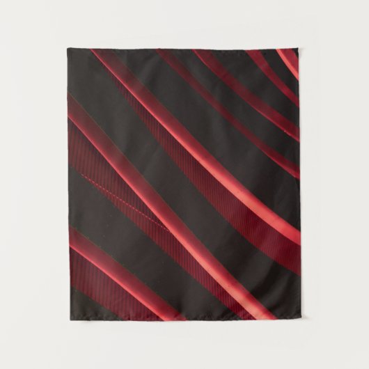 Rood en zwart logo wandkleed (Voorkant)