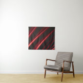 Rood en zwart logo wandkleed (In Situ (horizontaal))