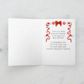 Rood en zwart Masculine uit de Vaderdag van de hon Kaart (Binnen)