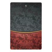  rood en zwart mini klembord (Achterkant)