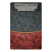  rood en zwart mini klembord (Voorkant)