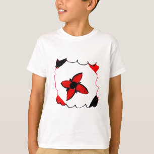 Rood en zwart ontwerp - Kunst voor kinderen T-shirt