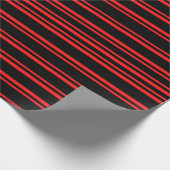  Rood en zwart ontwerp voor 2021-papier met onmidd Cadeaupapier (Hoek)