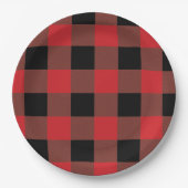 Rood en zwart papieren bordje (Voorkant)