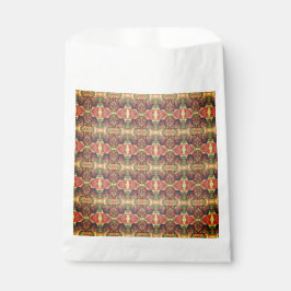 Rood en zwart patroon bedankzakje