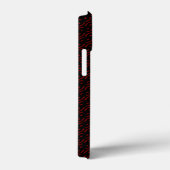 Rood en zwart patroon Case-Mate iPhone case (Achterkant / Rechts)