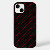 Rood en zwart patroon Case-Mate iPhone case (Achterkant)